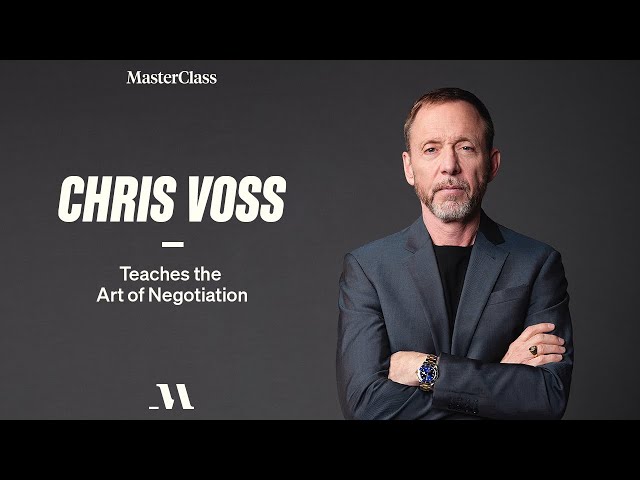 Chris Voss Teaches the Art of Negotiation | Official Trailer | MasterClass class=