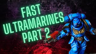 Ultramarine Space Marine Painting Tutorial: Speedpaint & Citadel Contrast | Warhammer 40K PART 2