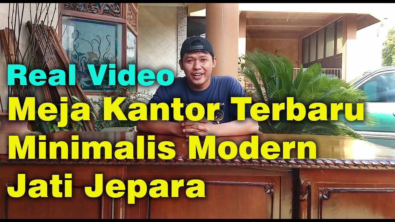 Model Meja  Kantor  Minimalis Modern Jati Jepara Harga  Murah 