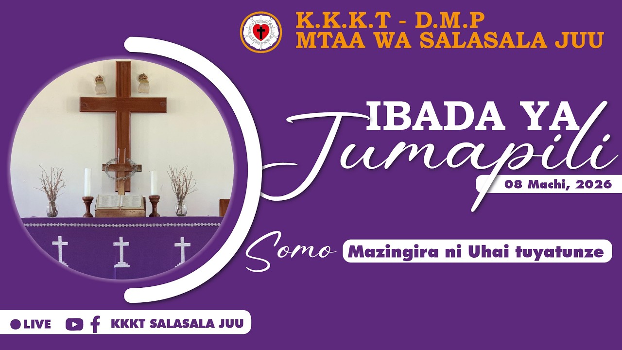 Siku ya BWANA ya 4 kabla ya Pasaka - Mazingira ni Uhai tuyatunze