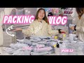 Packing vlog levia scrunchie pertama  real time packing order  asmr 