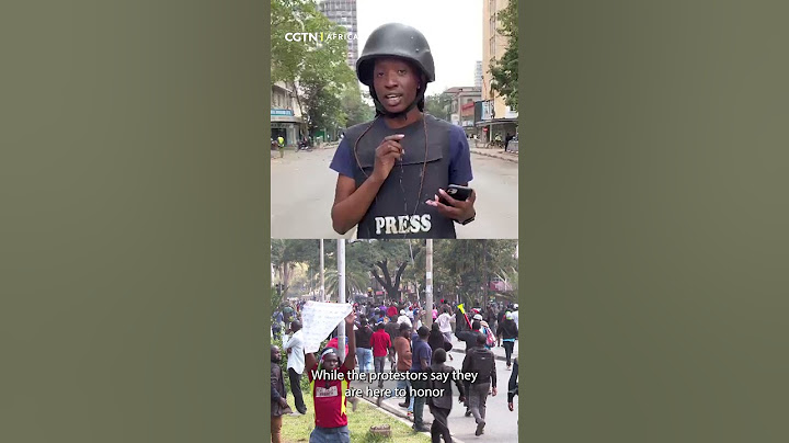 Kenyan youth hold protests to mark first anniversary of anti-tax demonstrations