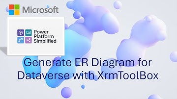Generate ER Diagram for Dataverse with XrmToolBox