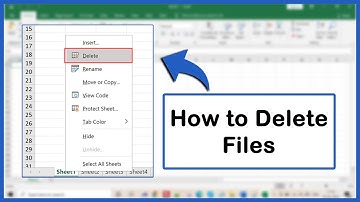 How To Delete Files In Excel (Delete An Excel File)