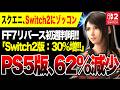 【絶望🔥】PS5版は減少…Switch2版は増加！『FF7リバース』売れ行きヤバいw／アストロボットが転売の影響で売れる【ソフト＆ハード週間販売数】