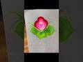 ✨Calming RED flower 🌺 acrylic 🖌️🎨#shorts #viral #calming #flowerpainting #red #art
