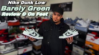 Nike Dunk Low “Barely Green” Review & On Feet