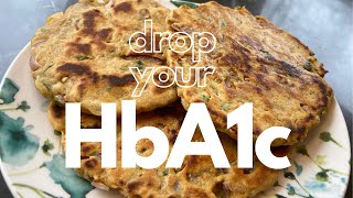 Control your HbA1c with this recipe: Chickpea Flour Flat Bread | Besan Roti