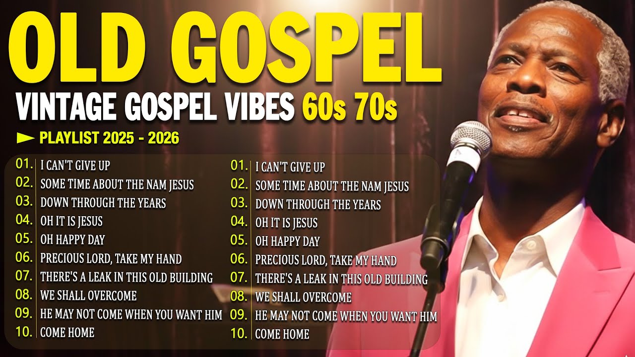 Sunday Old School Gospel Music - Vintage Black Gospel Classics from the 60s 70s 80s Collection