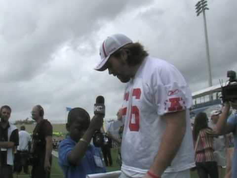 2010 Pro Bowl: Student Reporter Damon Weaver Interview with Alan Faneca