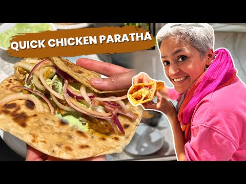 THE BEST CHICKEN PARATHA I HAVE EVER MADE  Must try quick chicken paratha recipe  Food with Chetna