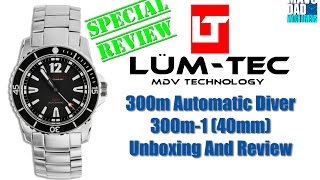 Great Value! | Lum-Tec 300m Automatic Diver Microbrand Unbox & Review