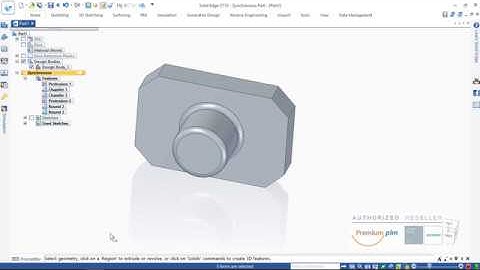 Edit Chamfer Fillet Solid Edge
