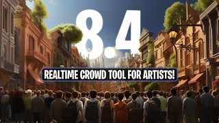 iClone 8.4 - Cinematic Crowd Tool For Realtime Animation!