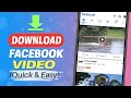 How to Download Facebook Video (Quick &amp; Easy)