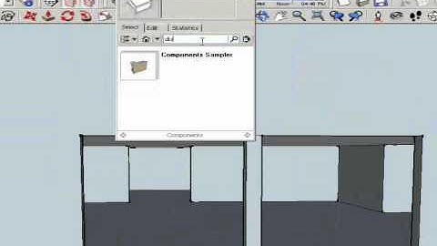 7 minutes in 1- sketchup building office for game Pt. 4