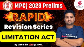 Limitation Act 1963 |MPCJ 2023 Prelims Rapid Revision Series | Vishal Sir