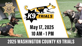 2025 Washington County K9 Trials - Live Stream