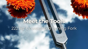 Introductie van de 222 Hz ongewogen stemvork