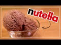 HELADO de NUTELLA | Sin máquina heladera y SÚPER CREMOSO