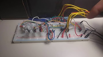 Arduino Multiplex LED Matrix With Button Prototype Test