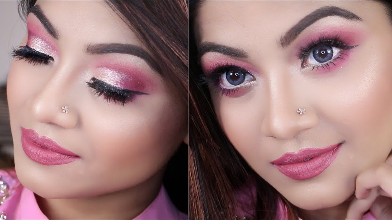 Pink And Silver Party Makeup Tutorial Drugstore Glam NYE