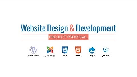 Web Design & Development Project Proposal Presentation HD Movie
