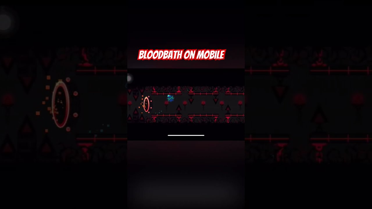Bloodbath On Mobile Oliver Gleason Geometrydash Shorts