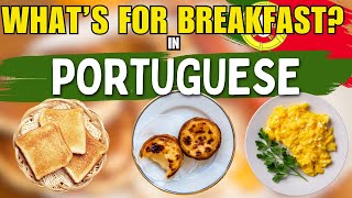 Breakfast Vocabulary in Portuguese