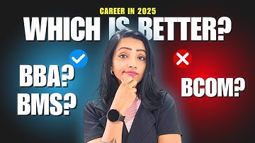 Starting salary of BMS/BBA v/s Bcom Graduates? Which is a best Career option for you in 2025?