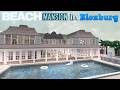 Building a beach mansion in bloxburg