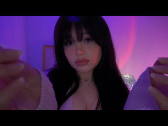 Let Me Hold You Until You Fall Asleep 🩷 ASMR gf, ear to ear whispers, loving positive affirmations