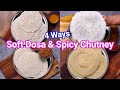 Instant &amp; Healthy Soft Dosa &amp; Spicy Chutney Recipes | Instant Breakfast