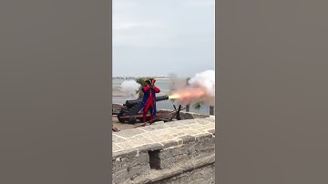 Thumbnail of Fuego!! #shorts #fire #cannon #fort #staugustine #florida #history #reenacting #travel #travelshorts