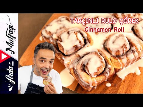 Tarçınlı Rulo Çörek I Cinnamon Roll I Arda'nın Mutfağı