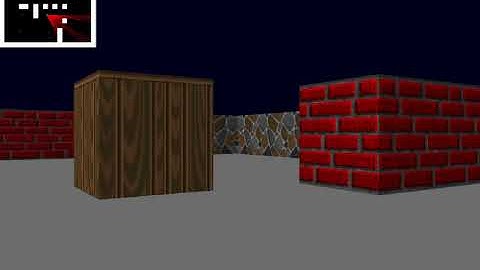 Wolfenstein 3D-style ray casting engine