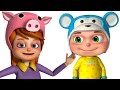 Funny Little Babies Wearing Funny Cap | Five Little Babies | Zool Babies Fun Songs