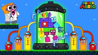 Pattern Palace - Dr.block 2 And The Giant Robot Blocks In Super Mario Bros Game Animation