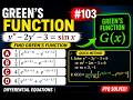 Green’s Function of Differential Equation  MPSET Maths PYQ