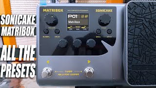 BEST CHEAP Multi-Effects PEDAL // SONICAKE Matribox || ALL THE SOUNDS [NO TALK / ONLY TONES]