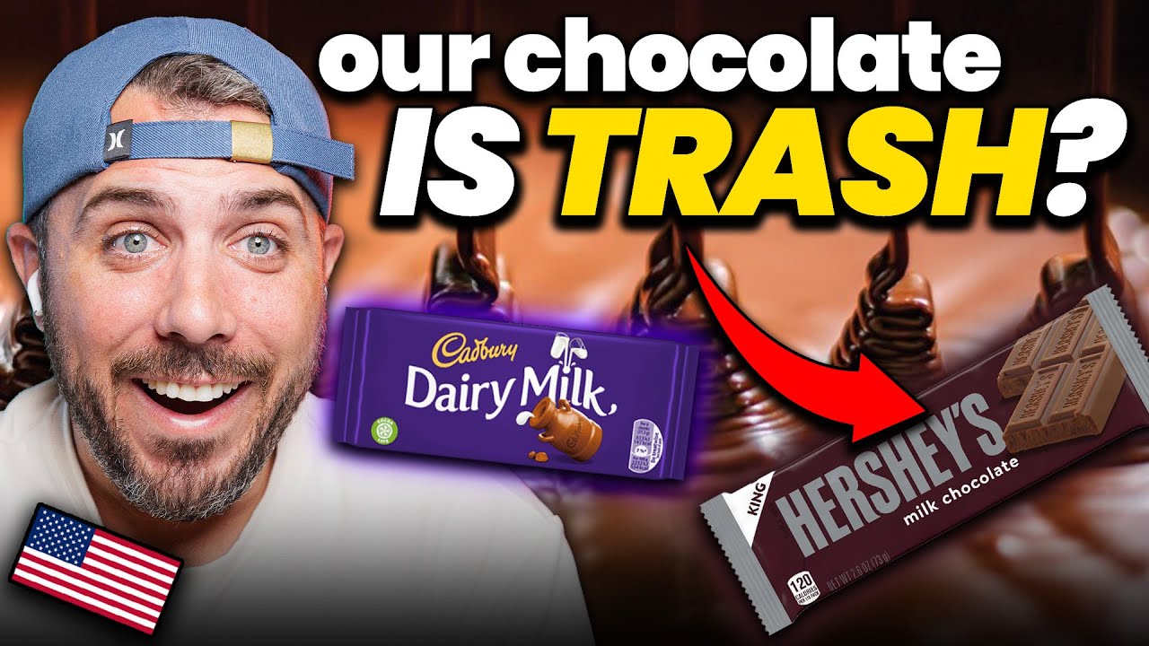 American Reacts to Why Europeans Hate American Chocolate 🍫😬