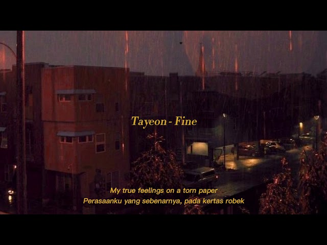 Fine | Taeyeon | But you walking in the rain class=