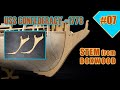 The biggest and most difficult ship model kit  07  uss confederacy  stem