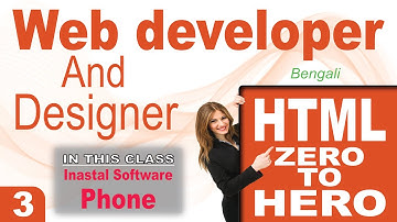 Learn HTML in Mobile // A Surprising Tutorial in Bangla // How to do HTML coding in mobile