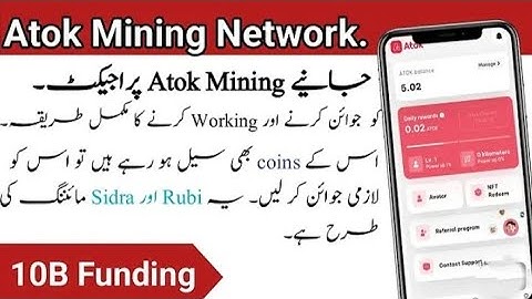 How To Work On Atok Mining App | New Mining App 2025 🔥