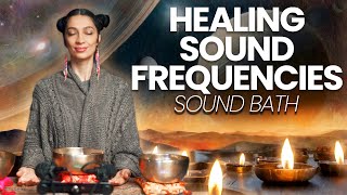 Healing Sound Frequency Music for Sleep - Sound Bath (1 Hour)