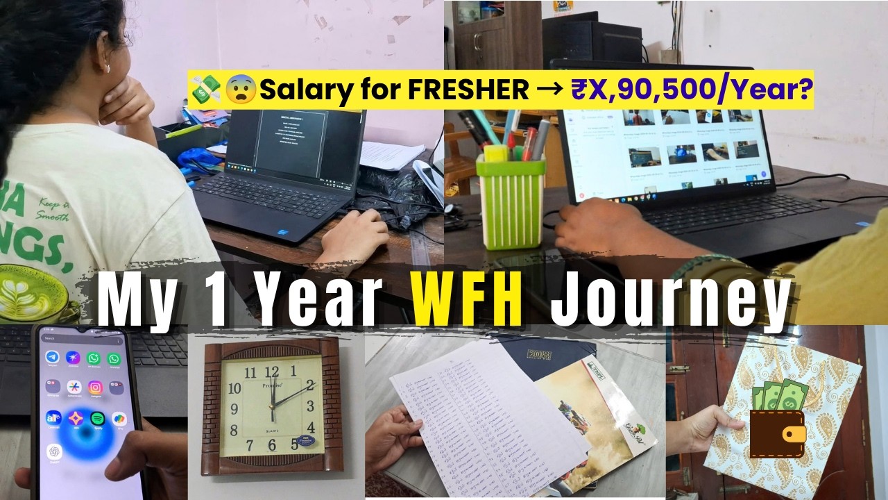 rewrite this title Can Freshers get Work From Home Job? | My Salary Experience💸❤️ #video #tamilvlog #wfhvlog #salary rewrite this title Can Freshers get Work From Home Job? | My Salary Experience💸❤️ #video #tamilvlog #wfhvlog #salary