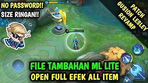 Data Open Full Efek All Item Terbaru Patch Hero Revamp | File Tambahan ml lite