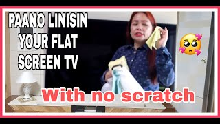 HOW TO CLEAN A FLAT SCREEN TV I LED, LCD OR PLASMA I BEST WAY TO CLEAN YOUR FLAT SCREEN TV