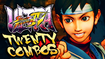 20 Sakura Combos | Ultra Street Fighter IV
